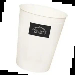 20리터휴지통 생활창고 크림 오픈형 휴지통 뚜껑X 2.2L