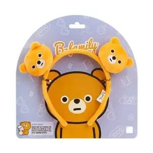B패밀리 헤어밴드 아기곰 머리띠 인형 악세사리 (KYR-W73ACDB)