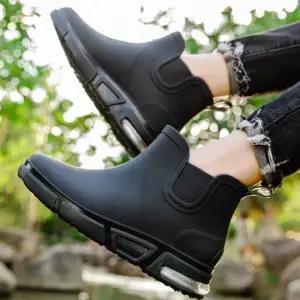 남성용 장마철 방수 첼시 부츠 레인28N 방수신발 레인부츠 여름장화 패션장화 장마철신발