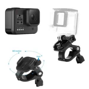 GOPRO9 악세서리 바이크 자전거 핸들 폴 마운트 봉고프로9 고브라켓 캠브 액션브 부품 카메라 어댑터 고부