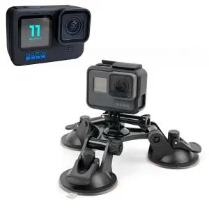 고프로 11 블랙 호환 자동차 썬루프 창문 유리 거치대액션캠고정집게 마운트 액션 소품 흡착 클램프 거치대