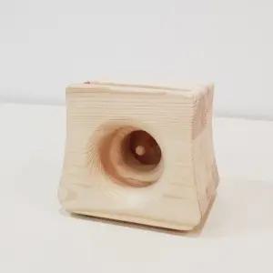 이앤위즈 WIZ0133 원홀 우드 스피커스피커 나무 무전력 원목 캠핑 무전 스피커