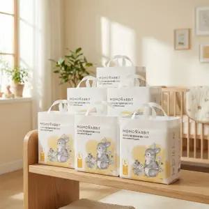 모모래빗 낮기저귀 에코컴포트핏 팬티 기저귀 대형 8팩 (팩당 28매)