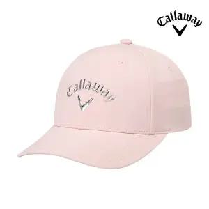 [캘러웨이] 2026 우먼스 리퀴드 메탈 볼캡 여성용 골프모자 핑크/실버