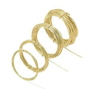 보석/공예용 연질 소둔 황동 원형 와이어 0.3  0.5 0.6 0.7 0.8 0.9 1 1.2 1.3 1.4 1.5 1.6 1.8 2 3 4 5 6m