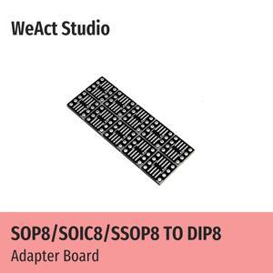 WeAct 10PCS SOP8 SOIC8 SSOP8-DIP8 전송 보드 DIP 핀 피치 어댑터