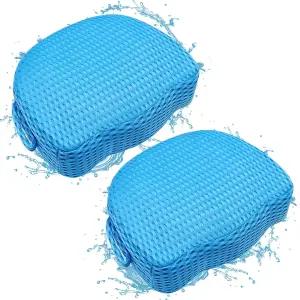 다이엔엘 2개 온수 욕조 부스터 시트 가중 SPA 3D 에어 메시 액세서리 미끄럼 방지 마이크로 도트 바닥