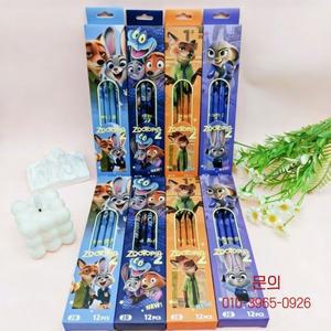 주토피아 2 연필 주디 & 닉 만화 문구 개학 및 파티 선물