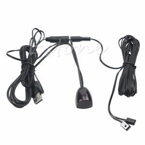 수신기 1 개 2 이미터 리피터 숨겨진 적외선 원격 IR 익스텐더 시스템 키트