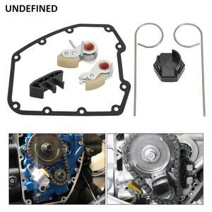 [호환품]바이크 오토바이 트윈 캠 체인 가이드 할리 데이비슨 Dyna Softail FLHT 1999-2006 용 외부 내부