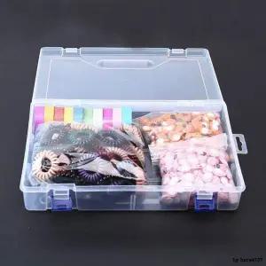 [골드스마일]대형 사각 투명 소품 정리 보관 케이스 박스