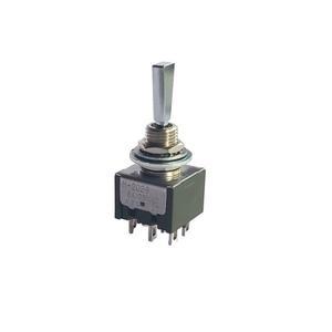 NKK M-2029 버튼 스위치 ON-OFF-(MOM) SPDT 6 핀 3 위치 기어 쉐이킹 헤드 로커 암 토글 6A125VAC 1 개