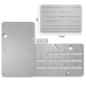 스틸 레터 수납함 플레이트 비밀번호 비트코인 콜드 백업 기록기 보관함 정리함