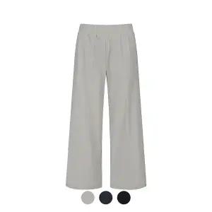 [폴햄] 여성 알래스카 탄성 크롭 와이드 팬츠_PHE2PT2750