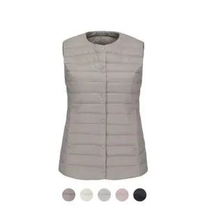 [폴햄] 여성 리얼 라이트 구스 라운드넥 경량 베스트 A_PHD5VP2012