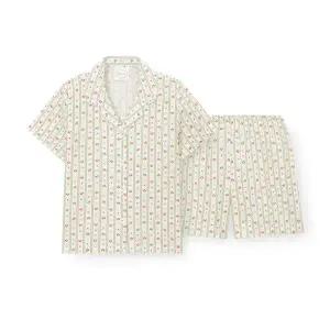 [오르시떼](하남점)여성 H117 비엔나까미유 반소매 파자마 세트