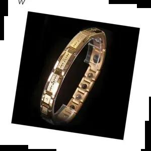 사노테라건강팔찌 티타늄 TD 건강팔찌 골드