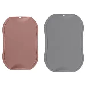 도블레 국내산 칼집나지 않는 항균도마 말린장미 + 소프트그레이 세트