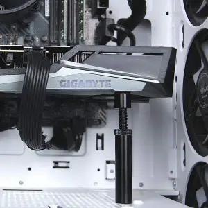 지지대 블랙 알루미늄 그래픽카드 대