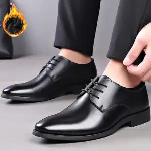 남성 방한구두 털안감구두 방한로퍼 패딩신발 따뜻한신발 겨울플랫슈즈 남성방한화