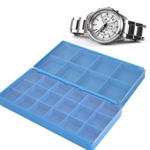 [호환품]8/18/24칸 플라스틱 시계 부품 보관함 정리함 정리함 수리 도구 디스플레이 컨테이너 트레이 홀더
