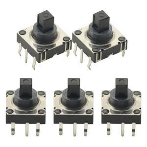 5PCS DIP 5 방향 스위치 다중 터치 리셋 키 10x10x10 MM 핀