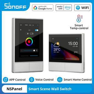 [호환품]SONOFF NSPanel 소노프 벽 스위치 스마트 호환 홈 컨트롤 패널 Ns 86P EU/US 음성 제어 알렉사 구