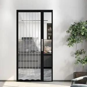 쉐넌 투명 홀딩도어 접이식 폴딩도어 블라인드 방수