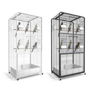 앵무새새장 대형새장 날림장 블랙 A형 가정용 키우기 선반 45