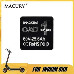 알루미늄 라벨 스티커 INOKIM OXO 전동 스쿠터 배터리 부착형 태그 모델 식별 로고  아이덴티티
