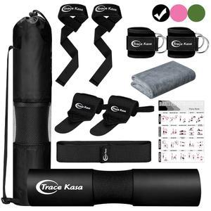 트레이스 카사 바벨 패드 세트: 스쿼트 웨이트 리프팅 장비 액세서리용 힙 스러스트