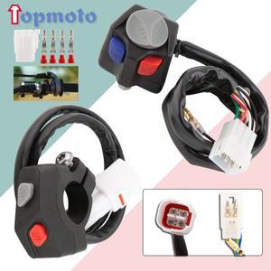 [호환품]전기 Flameout 스타터 중지  킬 스위치 3 기능 버튼 바이크 오토바이 범용 KTM EXC-F SXF XC TE FE