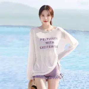 TBZ KQQ 0376 여리여리 레이어드 비치웨어3종세트-캡내장형