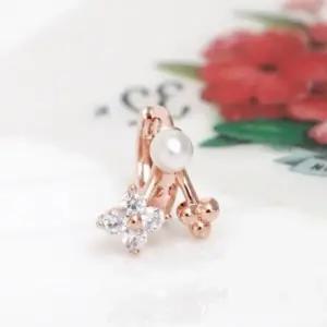 링피어싱 귀찌 누디 힙업 보정 데일리 진주 금침 로즈 금침피어싱 로즈골드피어싱