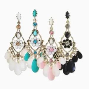 여성거들 귀걸이 보정거들 보정팬티 플레임 런닝형브 빈티지 에스닉 큐빅 달랑