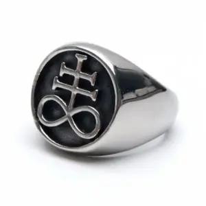 고대 기념일 가락지 개성있는 남자 레터링 링 오컬트 우정반지 패션반지 엣지있는 시크한