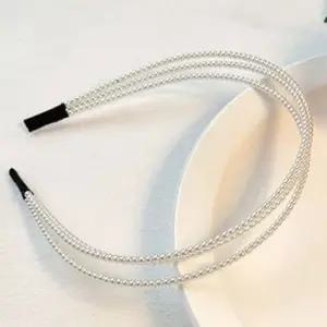 진주 머리띠 헤어 악세사리 패션 머리띠 헤어밴드 헤어밴드머리띠 남자머리띠 넓은머리띠