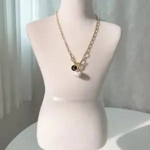 체인 하트 통통 골드 화이트 목걸이 패션목걸이 골드목걸이 여성목걸이