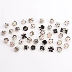 옷고정 10P 매너단추 오픈방지단추 브로치 DD-10910 뱃지 레이디브로치 옷핀 오픈방지브로치