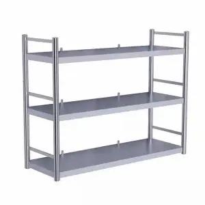 스틸 주방 선반 벽선반 업소용 스텐 벽걸이 랙 단