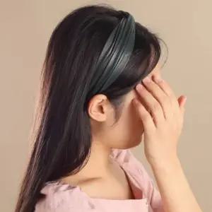 그린 레자 헤어밴드 꼬임 엔젤슈슈 엔젤슈슈