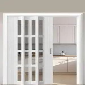 무타공 현관 접이식 4칸 중문 풀 미닫 셀프설치 빈티지