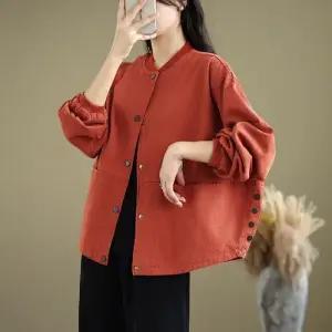 여자 가을 캐주얼 포켓 스몰 점퍼 빅 테일러드 상의 코트 재킷 빅사이즈 야상 BE3