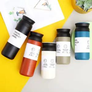 블라썸슈퍼* 텀블러 보온보냉 350ml 500ml 각인 라벨 제작 가능