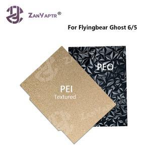 Flyingbear Ghost 5 6 Hotbed 양면 PEI 빌드 플레이트 마그네틱베이스 시트 탄소 섬유 3D 프린터 부품