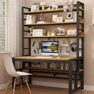 철제책상 타공판 선발 컴퓨터 진열 랙 수납 데스크