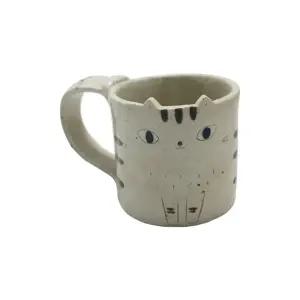 모형 머그잔 흰 잔 핸드메이드 우유