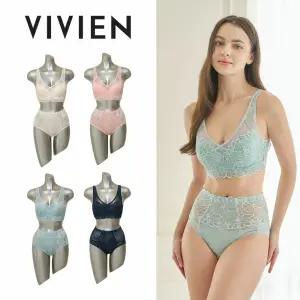 [비비안][비비안] 26SS 비 비안 BBC 레이스 브라팬티 4세트 + 세컨팬티 4장