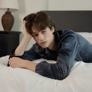 [라페어][라페어] 라페어 남성 새틴 파자마 (네이비 베리나이트)