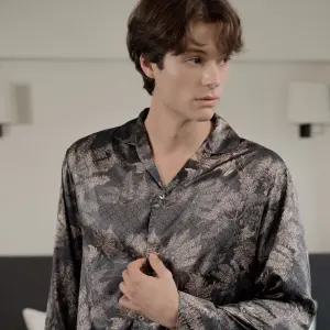 [라페어][라페어] 라페어 남성 새틴 파자마 (카키이브닝)